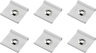 ProPlus Tentrail hangers - met oog - 5-8 mm - set van 6 - wit