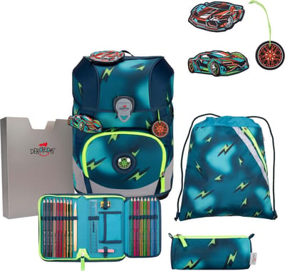 DerDieDas ErgoFlex Tiny - Schoolrugzak Set 5tlg. 900g (Magic Light)