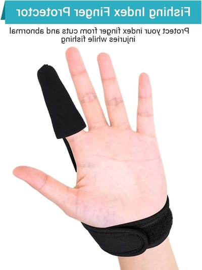 Visserijhandschoenen met Antislip Bescherming en Elastische Pols - Ideaal voor Buitenactiviteiten, Zwart, Maat 17 x 8,5 cm