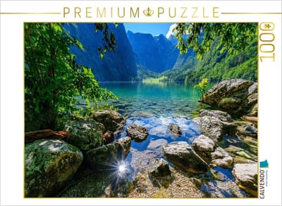 Legpuzzel - Fotopuzzel 1000 stukjes - Ontspanning thuis - Gedetailleerd berglandschap - 64 x 48 cm - Meerkleurig