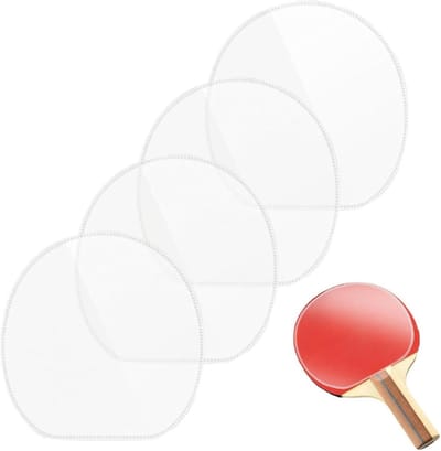 Beschermfolie Tafeltennis - Racket folie - Batjes Onderhoud - Kras en stofvrij - 4 Stuks - Transparant