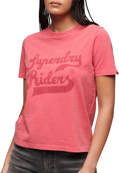 Superdry Archive Kiss Print Shirt Dames - Maat XL (42)
