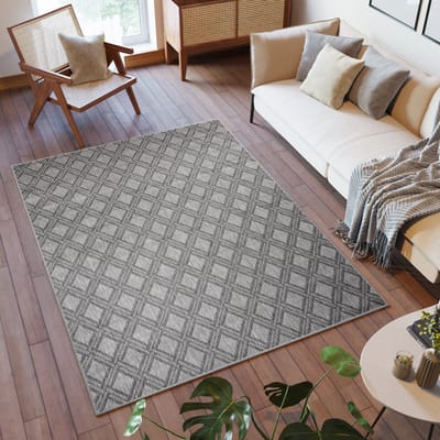 Tapiso Capri Vloerkleed Binnen Indoor Outdoor Woonkamer Tuintapijt Maat- 140x200
