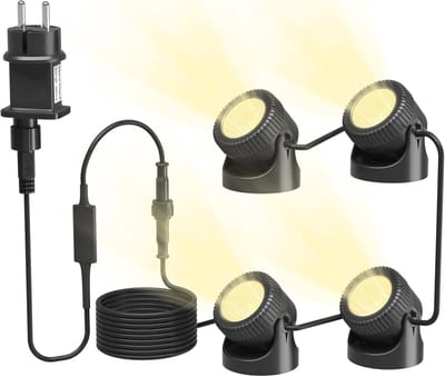 LED Onderwaterverlichting voor Vijver en Tuin - IP68 Waterdichte Schijnwerper voor Buiten en Binnen