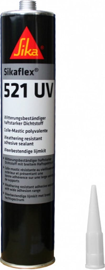 SIKA Hybride Plamuurlijm Sikaflex 521 UV - Wit - 300ml