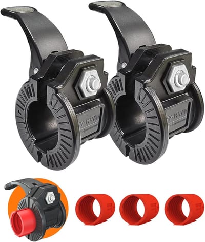 Verstelbare Halterklemmen 1" en 2" Inch - Gewicht Bar Clips voor Crossfit en Olympische Training - Snelle Release en Perfecte Grip