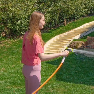 Hybride tuinslang 5/8 inch x 6 ft - Zwaar en flexibel - Drinkwaterveilig
