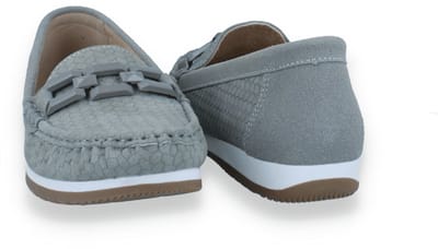Mode-mania Dames Mocassin | Kaki | Maat: 36