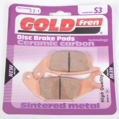 goud fren remblokje voor motor honda 125 cbr 2004 tot 2010 ard / r4/r5/rs5/rw5/rw6/rw7/rw8/rw9/rwa nieuw