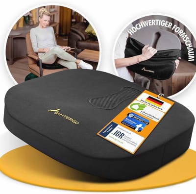 Orthopedisch zitkussen voor bureaustoel en auto - Ergonomisch kussen voor stuitbeen en comfortabel zitten