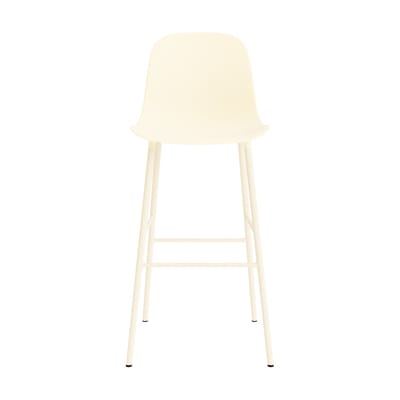 Normann Copenhagen Form Barstoel staal - NormannCopenhagenFormCream - 75 cm
