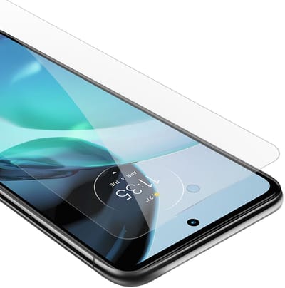 Cadorabo Screenprotector geschikt voor Motorola MOTO G72 - Pantser film Beschermende film in KRISTALHELDER Geharde (Tempered) display beschermglas in 9H hardheid met 3D Touch