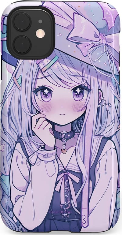 Casetastic Hoesje Geschikt voor Apple iPhone 11 - Stijlvolle Beschermende Duo-layer Case - Yume Meisje