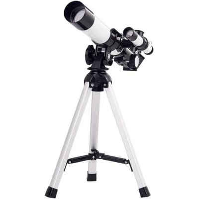 Professionele astronomische telescoop Krachtige monoculaire verrekijker voor lange afstanden, maan, ruimteplaneet, observatiegeschenken voor kinderen Telescope white