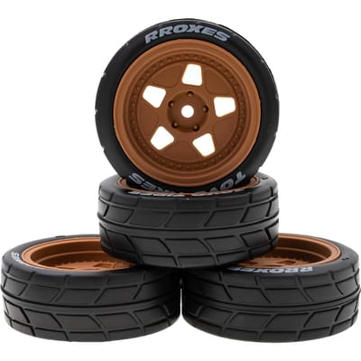 Afstandsbediening Off-Road Autobanden 65*45*26mm 4 stuks Vervanging voor TAMIYA TT02 XV01 HSP 94123 HPI