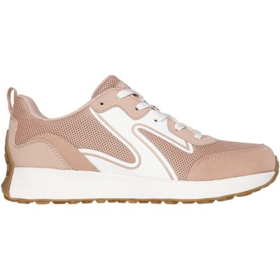 Skechers Dames Gusto Suède Paneel Sneakers (Tan)