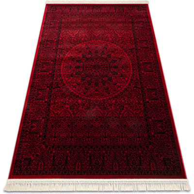 Kleden Rugsx ORIENT 6039 tapijt bordeauxrood / zwart Frame, 150x230 cm