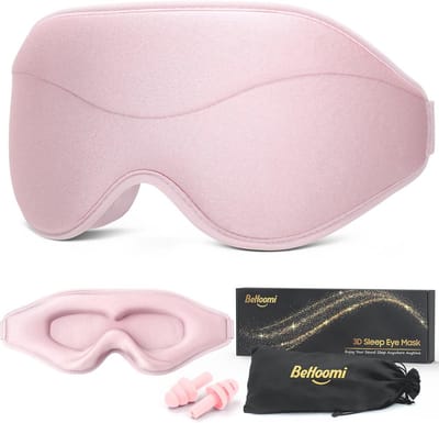 3D Ergonomisch Slaapmasker met Perfecte Lichtblokkering voor Ontspanning en Slaap