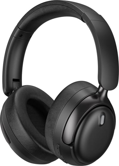 WiWU Elite Draadloze Over Ear Koptelefoon - Bluetooth 5.3 - 36 Uur Accu - HiFi Stereo - Ingebouwde Microfoon - Zwart