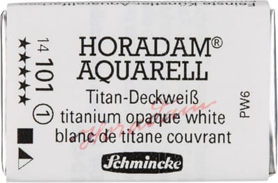 Aquarelverf Titanium Wit Opaak - Hoogwaardige Kunstenaarskwaliteit - 1/1 Emmer