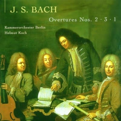 CD BACH, KAMERORKEST BERLIJN; KOC - Ouvertures 2, 3 & 1 BC3004 Japan ObiClassical Gebruikt black