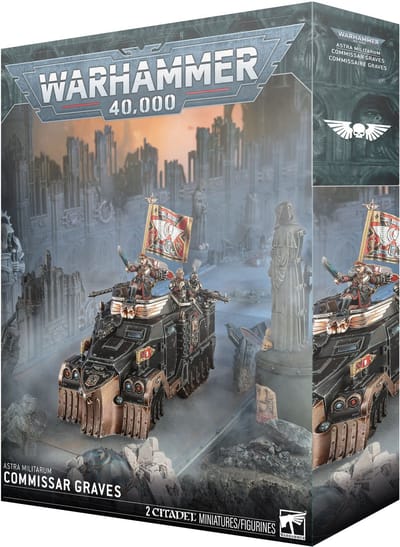Beeldje Games Workshop Warhammer 40k - Astra Militarum Commissaire Graves