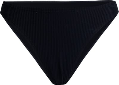 Brunotti - Djaja-Rib - Bikini Broekje Zwart - Dames - High Waist Bikini Broekje - Rib Design - 36