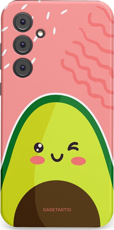 Casetastic Hoesje Geschikt voor Samsung A35 - Stijlvolle Beschermende Duo-layer Case - Avocado Vibes