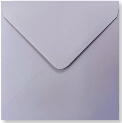 Cards & Crafts 25 Vierkante Enveloppen - Lila - 13x13cm - 110 g/sm