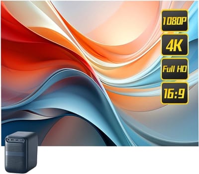 Projectiescherm - Beeld scherm - Binnen film kijken - Anti-licht gordijn - 100 Inch 16:9 - Wit