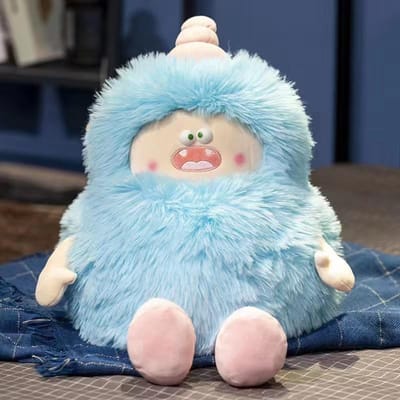 Nieuwe Stijl van Langharige Monsterpop Monsterpop Pluche Speelgoed Cartoon Grappige Lappenpop Kussen Meisje 30--35cm