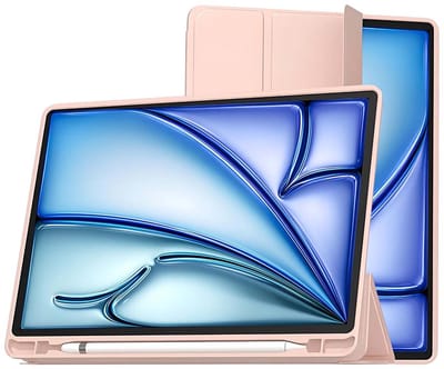 MYWAY, Hoesje geschikt voor iPad Pro 11 inch - SlimSkin Series Folio met Apple Pencil Houder, Roze