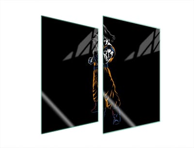 TMK ArtDeko - Snijplank - 2x 35x52 cm - Glas - Anime Ontwerp