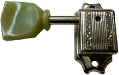 Kluson Vintage Tulip mechanieken 3+3 nikkel - Stemmechaniek voor gitaar