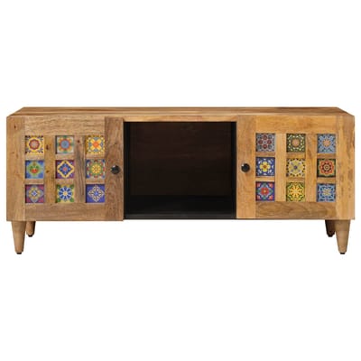 vidaXL - Salontafel - Naturel - 100 - x - 54 - x - 40 - cm - Massief - Mango - Hout