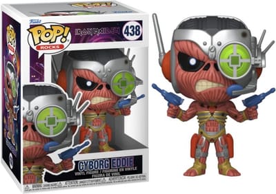 Iron Maiden Cyborg Eddie Rocks! (Somewhere in Time) Vinyl Figur 438 Unisex Funko Pop! - meerkleurig - Standard