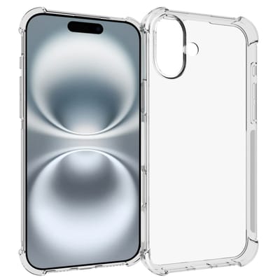 imoshion Hoesje - Geschikt voor Apple iPhone 16 Plus - Shockproof Case - Transparant