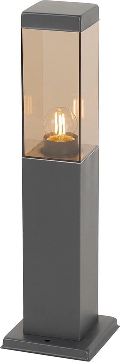 QAZQA malios - Moderne Staande Buitenlamp | Staande Lamp voor buiten - 1 lichts - H 45 cm - Brons - Buitenverlichting
