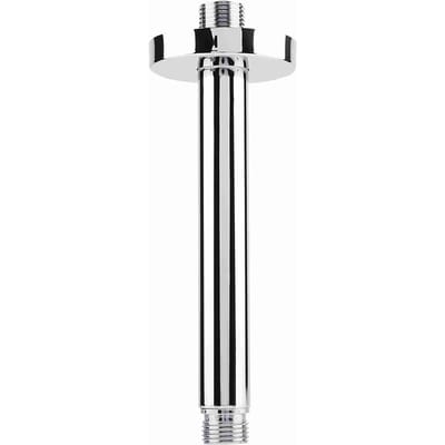RVS Ronde Bovenkant Douchearm Pijp Wandmontage voor Badkamer Plafond Douchekop 8 inches