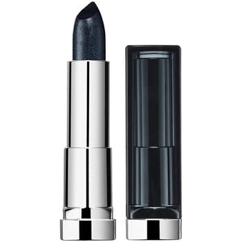Maybelline Color Sensational Metallics - 50 Gunmetal - lipstick lippenstift Zwart Mat, Metalized