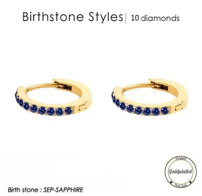 Soraro Birthstone Oorbel | September | Goudkleurig | Oorbel voor Haar | Elegant | Cadeau Voor Haar | Cadeau Voor Vriendin | Verjaardag Cadeau | Moederdag Cadeau | Cadeau Ideeën