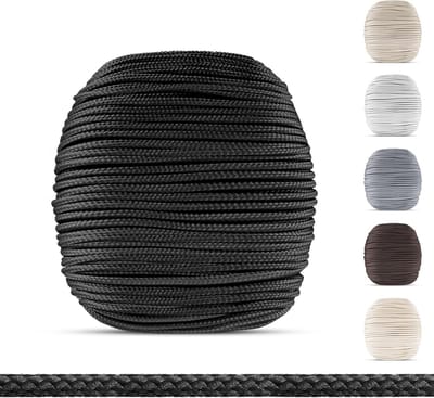 Sterk Trekkoord Voor Jaloezieën 2,2 mm - Keuze uit 10-25 Meter - Vervanging Touw Houten Bamboe Aluminium