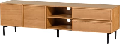 WOOOD Tours Tv Meubel 180 cm - Melamine/ MDF - Naturel - 51x180x42