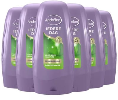 Andrélon Conditioner - Iedere Dag - 6 x 250 ml - verrijkt met voedingsrijke zonnebloemolie -Voordeelverpakking