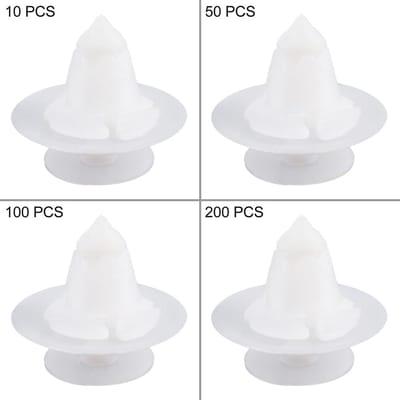 Dailygoods- Clip Bumperbevestiging - 50 Stuks - POM Materiaal - Duurzaam - Professioneel - OE-Nummer 1038008 - Bumperclip