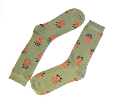 Hipperboo® 3 Paar Bamboe Sokken | Maat 36-41 | Dames sokken | Groen | Bamboe Kousen | Ananas Sokken