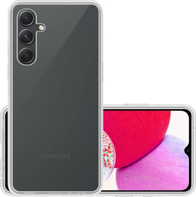Hoesje - Geschikt voor Samsung Galaxy A14 - Sterk & Shockproof - Hoes Cover - Siliconen Case - Transparant
