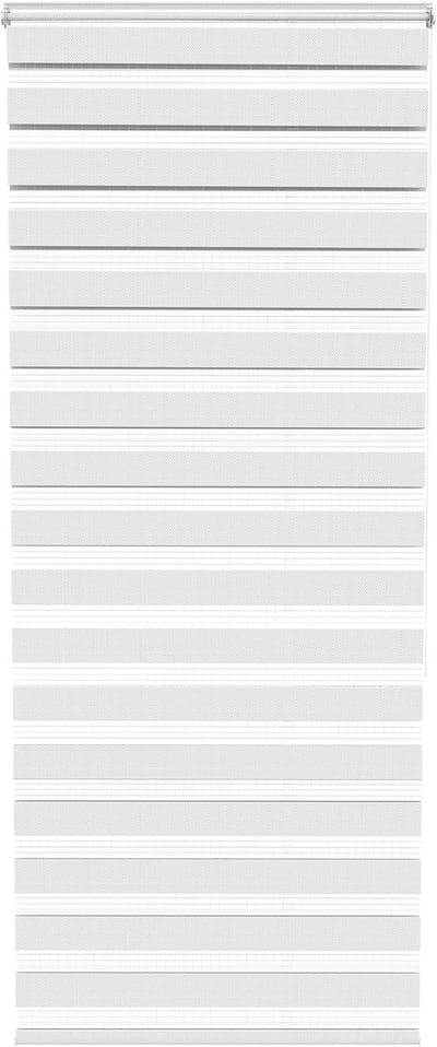 ACXIN Zebra Rollo Klemmfix - Zonder Boren - Lichtdoorlatend en Verduisterend - 90x220cm Wit