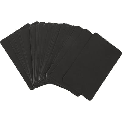 100 stuks Cardstock Multifunctioneel Dik DIY Stijlvol Eenvoudig Cardstock Papier voor Ansichtkaarten Feest black