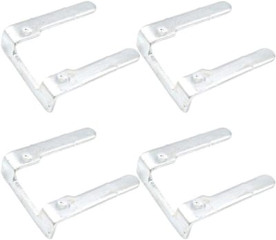 Hogedrukreiniger Klem - Slangbevestiging - Slangen Beveiligen - Metalen Constructie - 4 stuks - Zoals afgebeeld